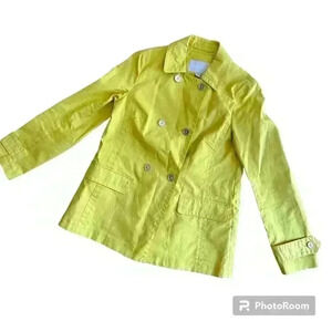 Banana Republic Mid Length Trench Coat Size XS Rain Coat Outerwear Pea Coat